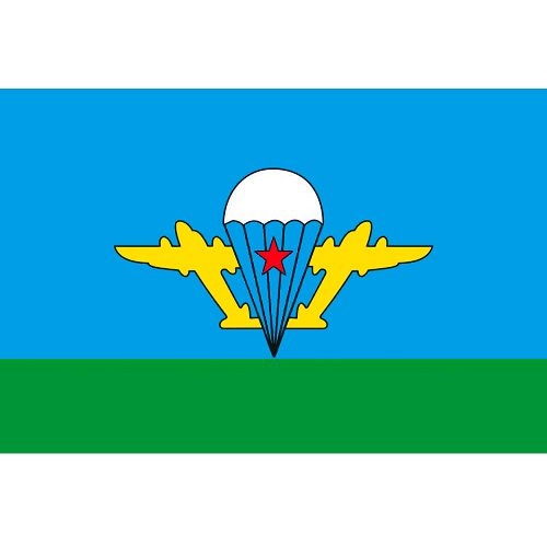 Флаг ВДВ СА белый купол